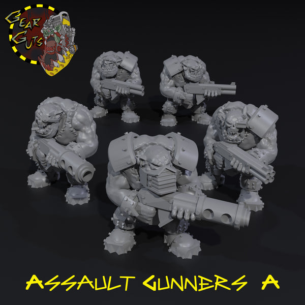 Broozer Assault Gunners x5 - A - STL Download