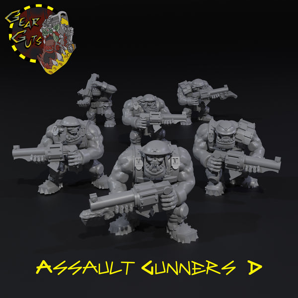 Broozer Assault Gunners x5 - D - STL Download