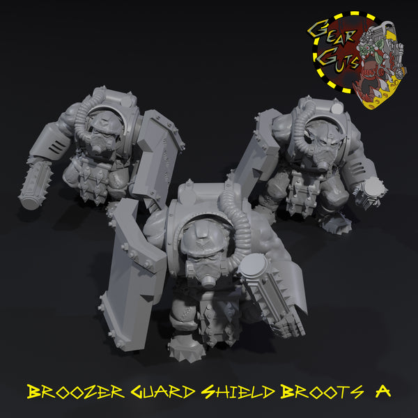 Broozer Guard Shield Broots x3 - A - STL Download