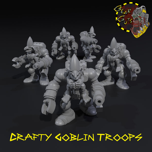 Crafty Goblin Troopers x5 - A - STL Download