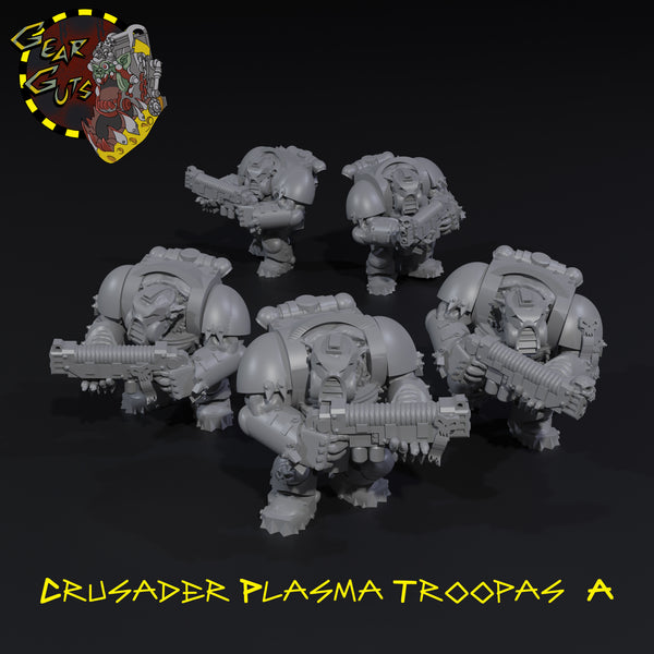 Crusader Plasma Troopas x5 - A - STL Download