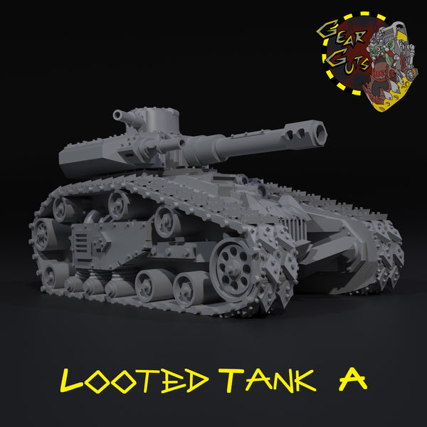 Looted Tank - A - STL Download