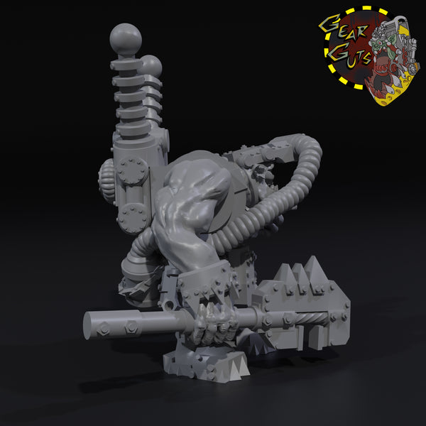 gear stl generator Mekanic Boss with Shield Generator - A