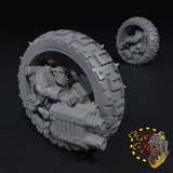 Mono Wheel Broozer Bikers x3 - A - STL Download