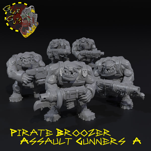 Pirate Broozer Assault Gunners x5 - A - STL Download