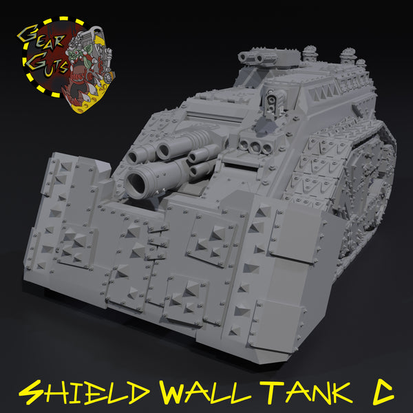 Shield Wall Tank - C - STL Download