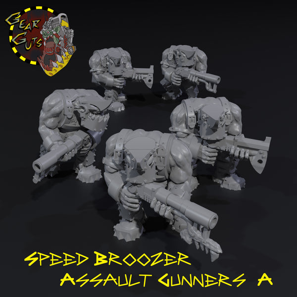 Speed Broozer Assault Gunners x5 - A - STL Download