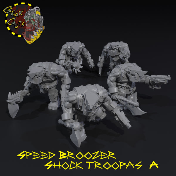 Speed Broozer Shock Troopas x5 - A - STL Download